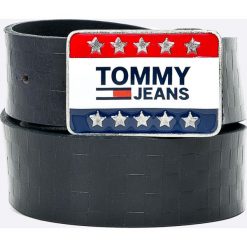 Paski męskie: Tommy Jeans – Pasek skórzany