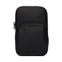 Saszetka EA7 Emporio Armani. Czarne torby męskie na ramię EA7 Emporio Armani, bez wzorów, młodzieżowe, małe. Za 479.99 zł.