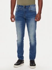 G-Star Raw Jeansy D-Staq D06761-8968 Granatowy Slim Fit. Niebieskie jeansy męskie G-Star Raw, bez wzorów, z bawełny, retro. Za 379.99 zł.