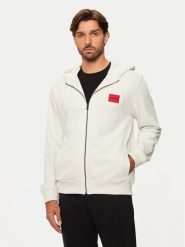 Hugo Bluza Daple212 50447972 Beżowy Regular Fit. Brązowe bluzy rozpinane męskie Hugo, m, bez wzorów, z bawełny, bez ramiączek, bez kaptura. Za 399.99 zł.