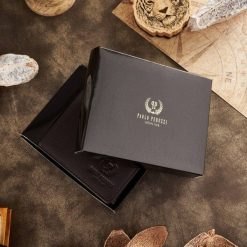 Paolo Peruzzi Skórzany portfel męski RFID T-79-BR. Portfele męskie Paolo Peruzzi, bez wzorów. Za 77.50 zł.