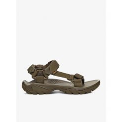 Sandały turystyczne męskie Teva Terra Fi 5 Universal. Zielone buty zimowe męskie Teva, bez zapięcia. Za 335.99 zł.