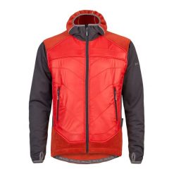 Kurtka polarowa hybrydowa wspinaczkowa męska Milo Deve. Brązowe kurtki męskie Milo, m, bez wzorów, z polaru, sportowe, bez ramiączek, bez kaptura. Za 499.00 zł.