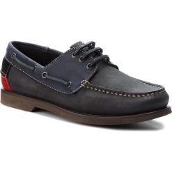 Mokasyny TOMMY JEANS - Winter B EM0EM00158 Ink 006. Niebieskie mokasyny męskie Tommy Jeans, z jeansu. W wyprzedaży za 309.00 zł.