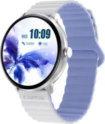 Canyon smartwatch Jacky SW-69, white/blue. Białe zegarki smartwatch Canyon. Za 279.98 zł.