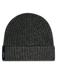 Guess Czapka AM5025 POL01 Szary. Szare czapki męskie Guess, na zimę, z aplikacjami, z materiału. Za 119.99 zł.