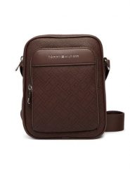 Tommy Hilfiger Saszetka Th Flag Monogram Mini Reporter AM0AM14138 Brązowy. Brązowe saszetki męskie Tommy Hilfiger, bez wzorów, ze skóry. Za 369.99 zł.