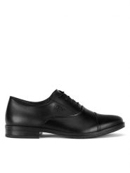 Rieker Półbuty 10317-00 Czarny. Czarne eleganckie półbuty męskie Rieker, ze skóry, wizytowe, bez obcasa, bez zapięcia. Za 335.00 zł.