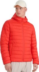 Kurtka męska 4F M598 czerwona 4FWAW25TDJAM598 62S XL. Czerwone kurtki męskie 4f, m, bez wzorów, bez ramiączek, bez kaptura. Za 499.23 zł.