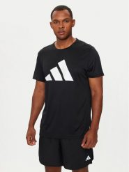 Adidas Koszulka techniczna Run It IL7235 Czarny Regular Fit. Czarne t-shirty sportowe męskie ADIDAS, m, bez wzorów, z syntetyku, sportowe, bez ramiączek. Za 89.99 zł.