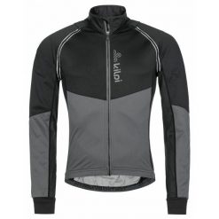 Męska kurtka softshell Kilpi ZAIN-M. Szare kurtki męskie Kilpi, m, bez wzorów, z softshellu, bez ramiączek, bez kaptura. Za 236.15 zł.