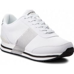Sneakersy CALVIN KLEIN JEANS - Elwin SE8592 White/Silver. Białe buty sportowe na co dzień męskie Calvin Klein Jeans, z jeansu, klasyczne. Za 719.00 zł.