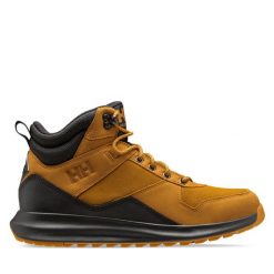 Trekkingi Helly Hansen. Brązowe buty trekkingowe męskie Helly Hansen, bez wzorów, sportowe, bez obcasa, bez zapięcia. Za 449.99 zł.