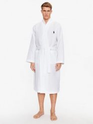 Polo Ralph Lauren Szlafrok 714910651002 Biały. Białe szlafroki męskie Polo Ralph Lauren, l, bez wzorów, z bawełny, bez kaptura. Za 409.99 zł.