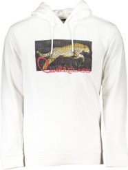 Cavalli Class BIAŁA BLUZA MĘSKA BEZ ZAMKU KLASY CAVALLI S. Białe bluzy nierozpinane męskie Cavalli Class, m, bez wzorów, bez ramiączek, bez kaptura. Za 189.40 zł.