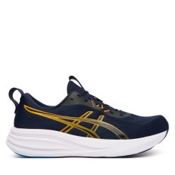 Buty do biegania Asics. Niebieskie buty do biegania męskie Asics, bez wzorów, bez zapięcia, do biegania. Za 489.99 zł.