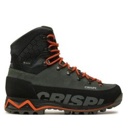 Trekkingi Crispi. Szare buty trekkingowe męskie Crispi, bez wzorów, sportowe, bez obcasa, bez zapięcia. Za 1,359.00 zł.