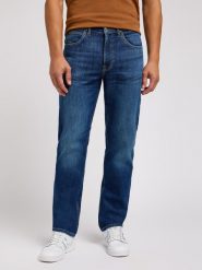 MESKIE SPODNIE LEE BROOKLYN STRAIGHT EAST NEW YORK 112349327. Jeansy męskie Lee, bez wzorów, z jeansu. Za 219.99 zł.