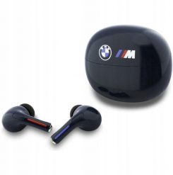 Bezprzewodowe słuchawki dokanałowe Bluetooth TWS BMW Printed Logo granatowy. Niebieskie słuchawki bluetooth BMW. Za 118.06 zł.