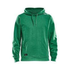 Bluza sportowa męska Craft Community. Zielone bluzy nierozpinane męskie Craft, m, bez wzorów, z kapturem. Za 242.00 zł.