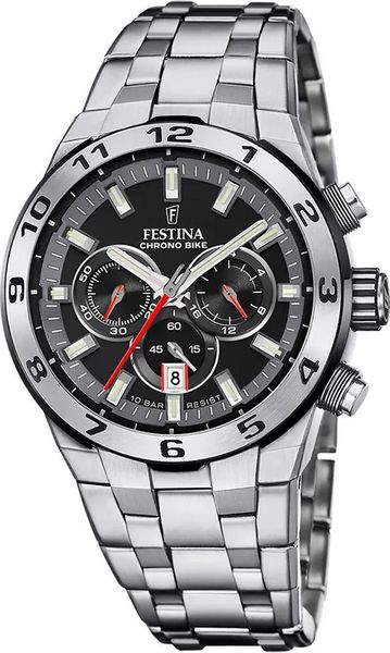 Zegarek Festina Zegarek męski Festina F20670-6 srebrny. Szare zegarki męskie Festina, srebrne. Za 764.00 zł.