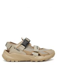 Adidas Sandały TERREX Hydroterra JI1030 Beżowy. Brązowe sandały męskie ADIDAS, z materiału, bez zapięcia. Za 309.99 zł.