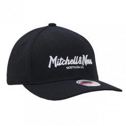 Czapka typu snapback Mitchell & Ness. Czarne czapki męskie Mitchell & Ness, bez wzorów. Za 181.00 zł.