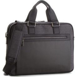Torba na laptopa LANETTI - RM0776 Black. Szare torby na laptopa męskie Lanetti, z materiału. Za 139.99 zł.
