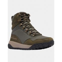 Buty Męskie Columbia Burnsider Omni-Heat Infinity. Zielone buty trekkingowe męskie Columbia, na zimę, bez wzorów, bez zapięcia, omni-heat (columbia). W wyprzedaży za 469.99 zł.