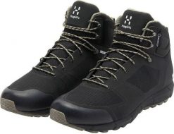 Buty turystyczne męskie Haglofs L.I.M Mid Proof Eco - true black. Czarne buty trekkingowe męskie Keen, bez wzorów, bez zapięcia. Za 726.91 zł.