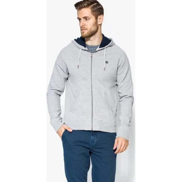 Timberland Bluza Exeter Rvr Full Zip Hod , szary, rozmiar L. Szare bluzy nierozpinane męskie Timberland, l, bez wzorów, z bawełny, z kapturem. Za 399.99 zł.