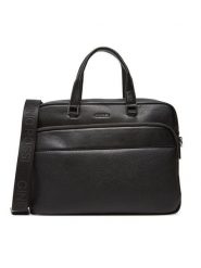 Gino Rossi Torba na laptopa C-GIN-L-004-08 Czarny. Czarne torby na laptopa męskie Gino Rossi, bez wzorów, z materiału. Za 249.99 zł.