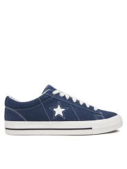 Converse Sneakersy One Star 95 A15097C Granatowy. Niebieskie buty sportowe na co dzień męskie Converse, m, bez wzorów, ze skóry, retro, bez ramiączek, bez kaptura. Za 309.99 zł.