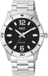 Zegarek męski QQ Q85B-002P srebrny. Szare zegarki męskie Q&Q, srebrne. Za 199.00 zł.