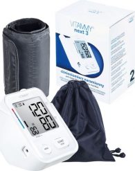 Ciśnieniomierz Vitammy VITAMMY NEXT 3 Ciśnieniomierz naramienny z mankietem 22-40cm z innowacyjnym stojakiem, funkcją głosową i praktycznym zasilaniem. Ciśnieniomierze VITAMMY. Za 105.99 zł.