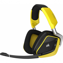 Corsair Gaming VOID Pro RGB Wireless Special Edition Dolby 7.1 Black/Yellow. Słuchawki bluetooth marki CORSAIR. Za 649.00 zł.