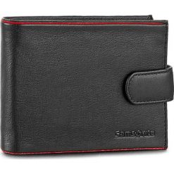 Duży Portfel Męski SAMSONITE - 001-012A0-0294-1/4 Black/Red. Czarne portfele męskie Samsonite, ze skóry. W wyprzedaży za 189.00 zł.