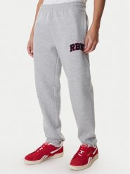 Reebok Spodnie dresowe Bermingham RK25555CCM Szary Relaxed Fit. Szare spodnie dresowe męskie Reebok, bez wzorów, z dresówki. Za 219.99 zł.