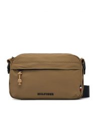 Tommy Hilfiger Saszetka Th Colour Ew Reporter AM0AM13219 Khaki. Brązowe saszetki męskie Tommy Hilfiger, bez wzorów, ze skóry. Za 229.99 zł.