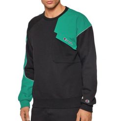Bluza trekking męska. Czerwone bluzy nierozpinane męskie CHAMPION, m, bez wzorów, z bawełny, bez ramiączek, bez kaptura. Za 187.00 zł.