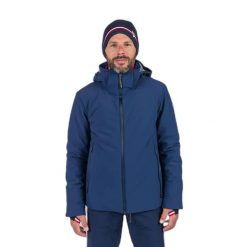 Kurtka narciarska Rossignol Cieloalto. Niebieskie kurtki narciarskie i snowboardowe męskie Rossignol, na zimę, m, bez wzorów, bez kaptura, narciarskie. Za 2,317.00 zł.