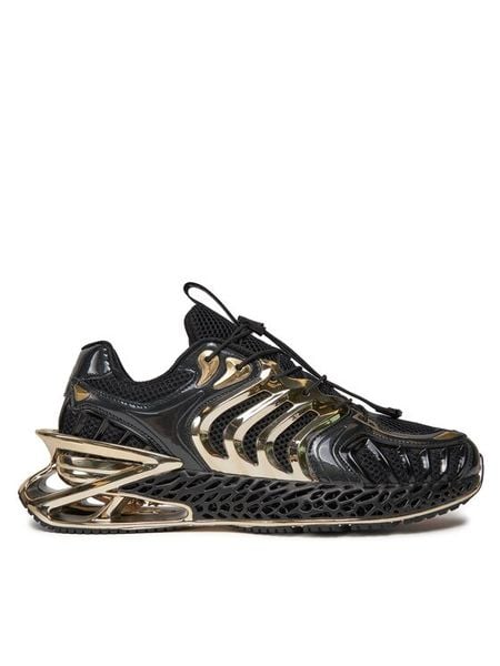 Plein Sport Sneakersy The Thunder Stroke Gen.X.02. FACS USC0434 STE003N Czarny. Czarne buty sportowe na co dzień męskie Plein Sport, m, bez wzorów, z materiału, sportowe, bez ramiączek, bez kaptura. Za 1,489.00 zł.