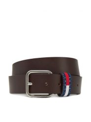 Tommy Jeans Pasek Męski Ryan 3.5 AM0AM13415 Brązowy. Brązowe paski męskie Tommy Jeans, bez wzorów, z jeansu. Za 139.99 zł.