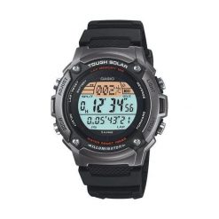 Zegarek Casio Męski W-S200H-1AVEF Solar czarny. Czarne zegarki męskie Casio. Za 185.99 zł.