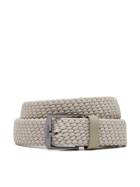 Calvin Klein Pasek Męski Ck Casual Elastic Braided 35Mm K50K512839 Beżowy. Brązowe paski męskie Calvin Klein, bez wzorów, z materiału, casualowe. Za 149.99 zł.