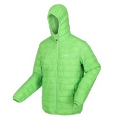 Kurtka turystyczna dla mężczyzn Hooded Hillpack z kapturem. Zielone kurtki męskie Regatta, m, bez wzorów, z poliamidu, sportowe, bez ramiączek, z kapturem. Za 139.99 zł.