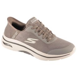 Buty sportowe męskie, Slip-ins: Arch Fit 2.0 - Simplicity 2. Brązowe buty sportowe na co dzień męskie Skechers, m, bez wzorów, sportowe, bez ramiączek, bez kaptura. Za 449.99 zł.
