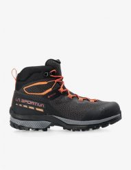 Buty trekkingowe La Sportiva TX Hike Mid GTX - carbon/saffron. Żółte buty trekkingowe męskie NoName, bez wzorów, bez zapięcia. Za 1,030.58 zł.