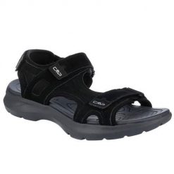 Buty do chodzenia męskie CMP Emby Hiking. Czarne buty trekkingowe męskie CMP, bez wzorów, z materiału, sportowe, bez obcasa, bez zapięcia. Za 308.00 zł.