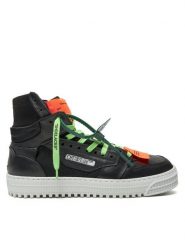 Off-White Sneakersy OMIA065S22LEA0031010 Czarny. Czarne buty sportowe na co dzień męskie OFF-WHITE, m, bez wzorów, ze skóry, bez ramiączek, bez kaptura. Za 1,539.00 zł.